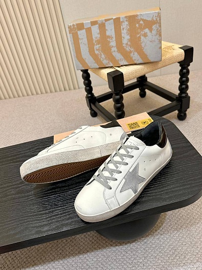 Мужские кожаные кроссовки Golden Goose Super-Star   
