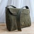 Замшевая сумка Love Birds 30x24 см - Green