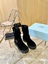Женские замшевые сапоги Prada Suede premium