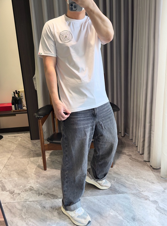 Белая футболка Stefano Ricci Premium 