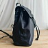 Чёрный нейлоновый рюкзак Prada 29x29 см