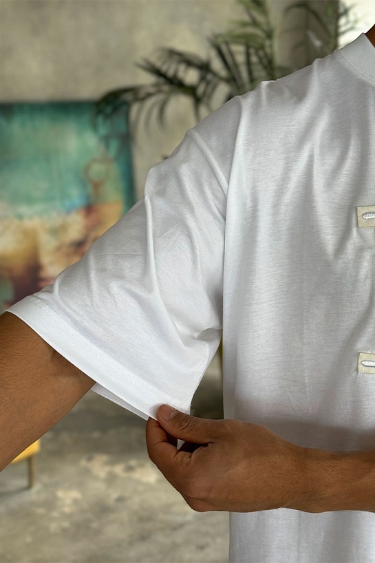 Мужская белая футболка Dior