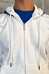 Белый спортивный костюм Moncler striped logo