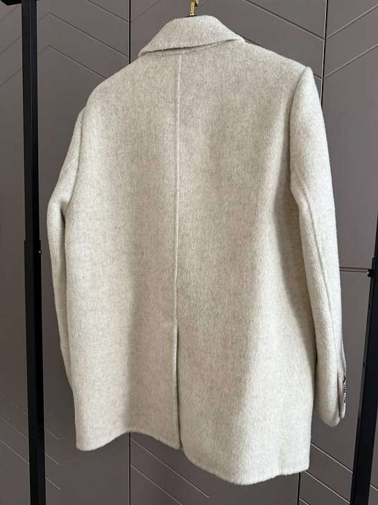 Женское шерстяное пальто пиджак Chrome Hearts Premium - White