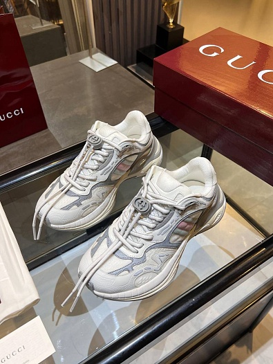 Женские кроссовки Gucci GG 2.0 Premium - White   