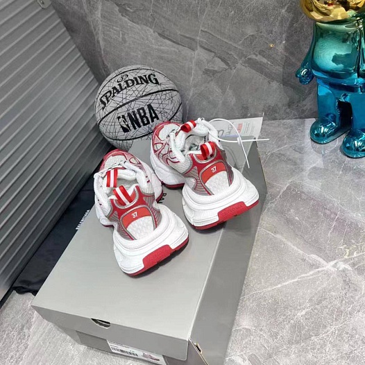 Женские кроссовки Balenciaga 3XL Trainers - White / Red   