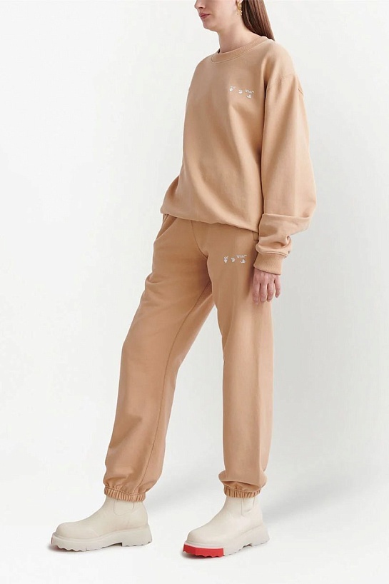 Женский костюм Off-White бежевого цвета