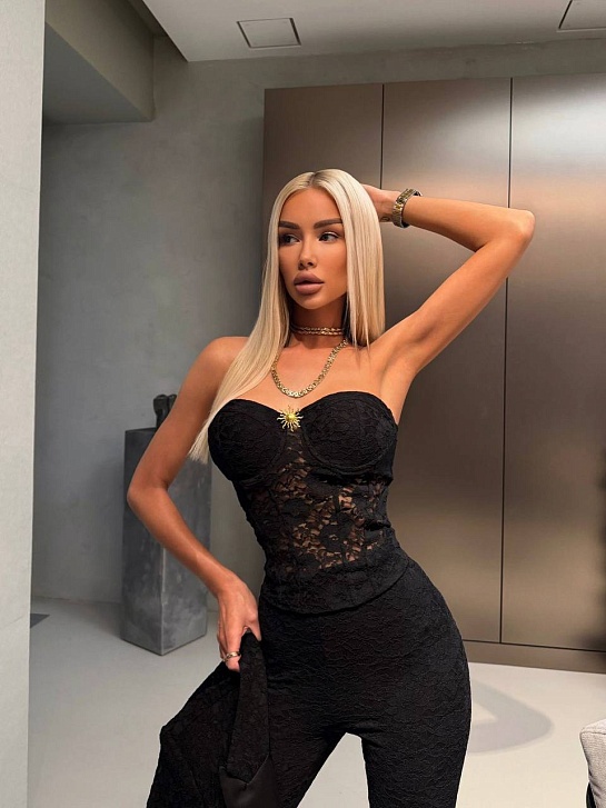 Женский костюм тройка Schiaparelli premium - Black