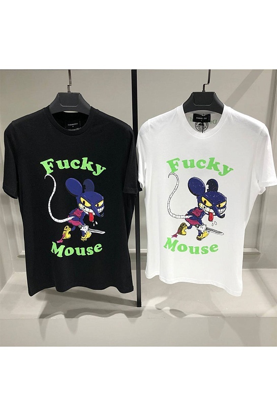 Мужская футболка Dsquared2 Mouse - Black