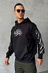 Мужское чёрное худи Off-White Graffiti Arrows Logo