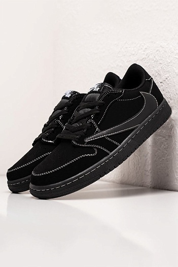 Кроссовки Nike Air Jordan 1 x Travis Scott "Black Phantom"   