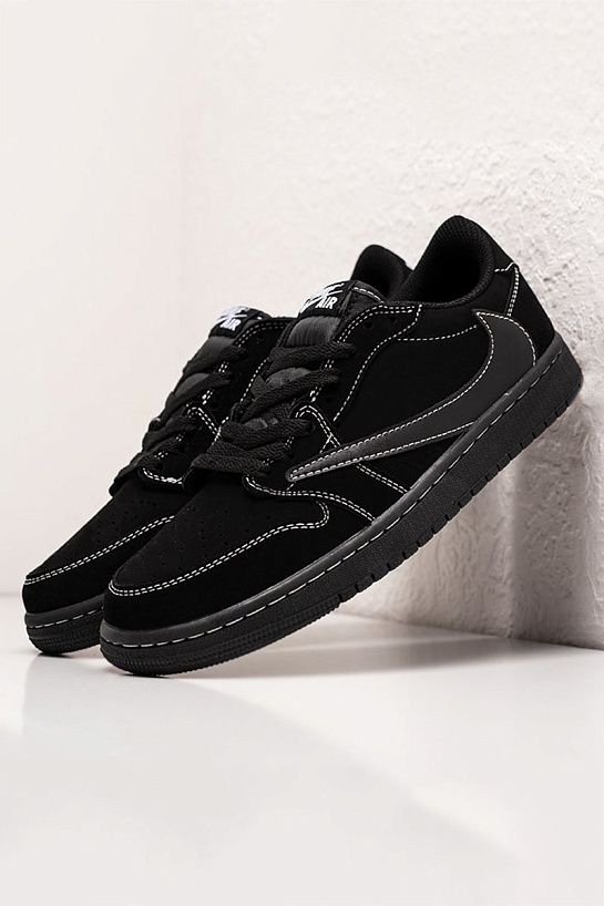 Кроссовки Nike Air Jordan 1 x Travis Scott "Black Phantom"
