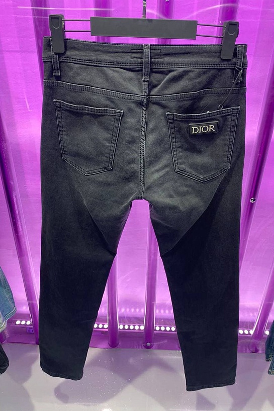 Мужские чёрные джинсы Dior