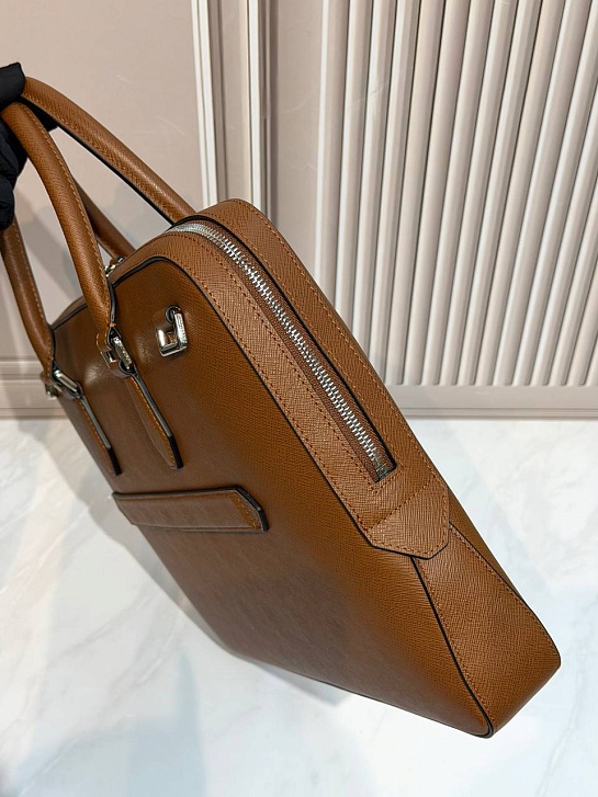 Кожаный портфель Montblanc Sartorial premium 39x28x5 см