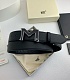 Двусторонний кожаный ремень Montblanc Premium (ширина 3.5 см)