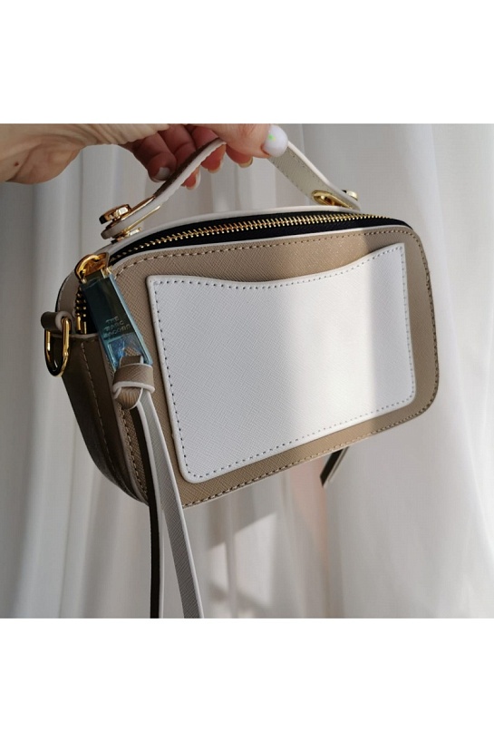 Кожаная сумка Marc Jacobs 19x11 см - Brown