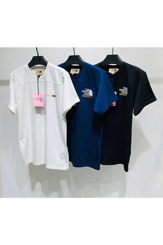 Оверсайз футболка Gucci x The North Face Collaboration landscape print - Black