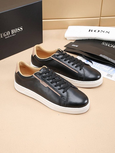 Кожаные кроссовки Hugo Boss Rhys   