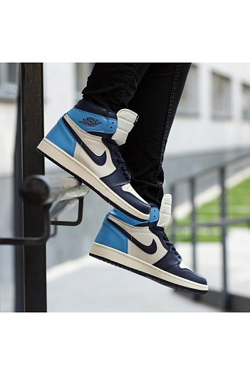 Кроссовки Nike Air Jordan 1 Retro High "Obsidian"   