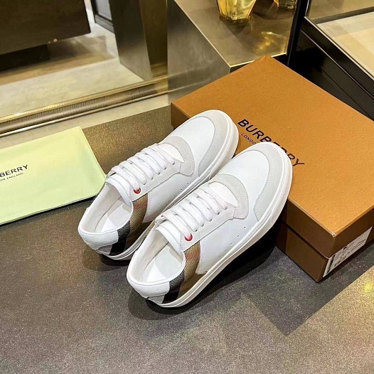 Комбинированные кроссовки Burberry House check   