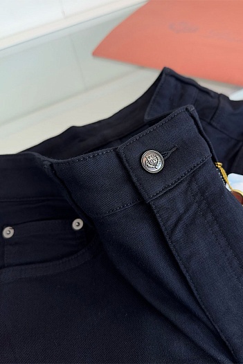 Мужские тёмно-синие джинсы Loro Piana   