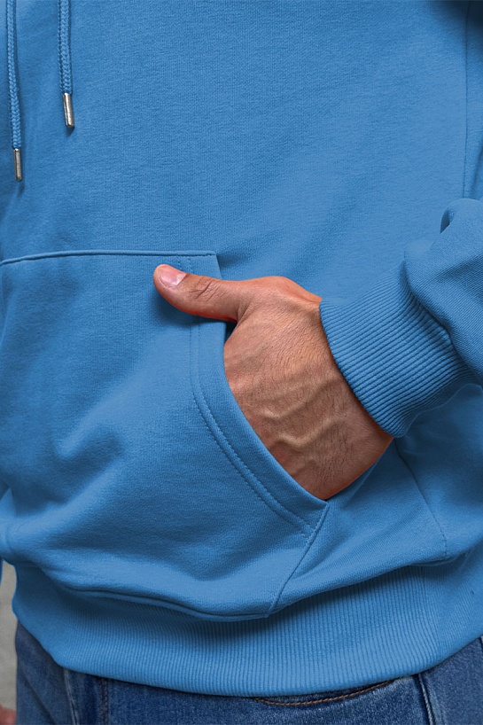 Мужское худи Tommy Hilfiger синего цвета