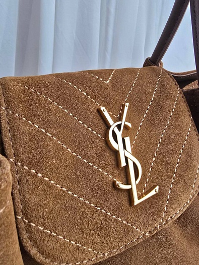 Замшевая сумка Yves Saint Laurent Le 5 a 7 40x22   