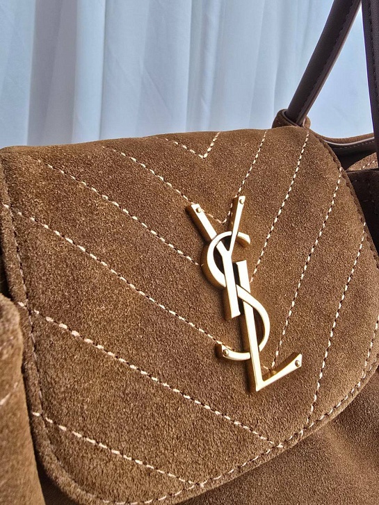Замшевая сумка Yves Saint Laurent Le 5 a 7 40x22