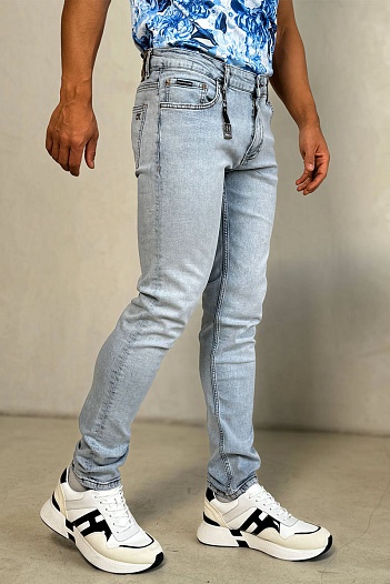Светло-синие мужские джинсы Calvin Klein New York   