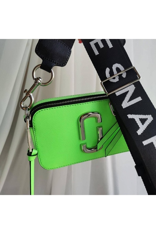 Кожаная сумка Marc Jacobs 25x16 см - Green