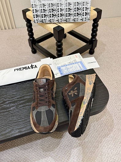 Мужские кроссовки Premiata Mase - Brown   