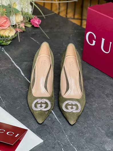 Женские замшевые туфли Chanel Alicia premium   