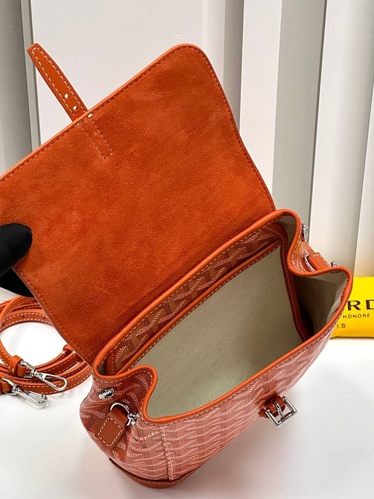 Женский рюкзак Goyard Alpin Mini Premium 23x19x9.5 см - Orange