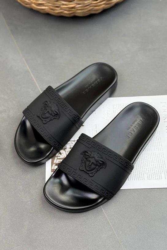 Мужские шлёпанцы Versace Medusa