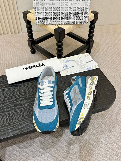 Мужские кроссовки Premiata Moe Run - Blue   