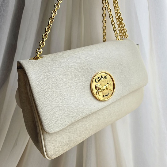 Кожаная сумка Chloe 28x17 см