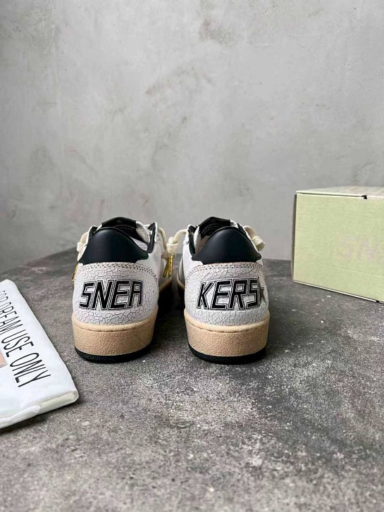 Женские кожаные кроссовки Golden Goose Ball Star premium