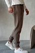 Спортивные штаны Armani Exchange logo-patch - Beige