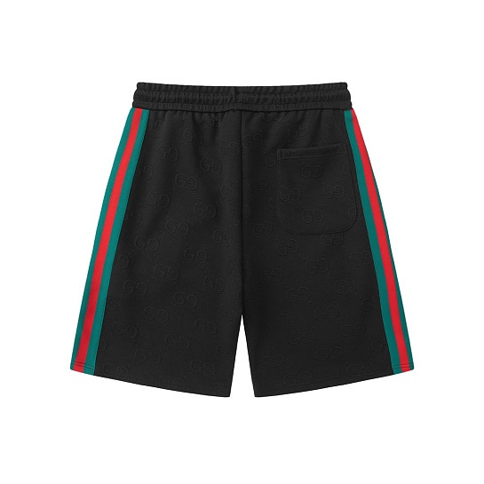 Мужские чёрные шорты Gucci GG Jacquard