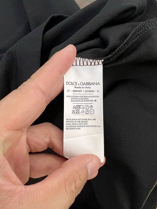 Мужская футболка Dolce & Gabbana Premium - Black