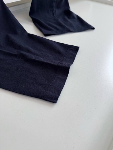 Льняные штаны Brunello Cucinelli Premium - Navy   