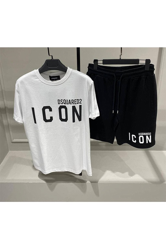 Мужские шорты Dsquared2 "ICON" - Black