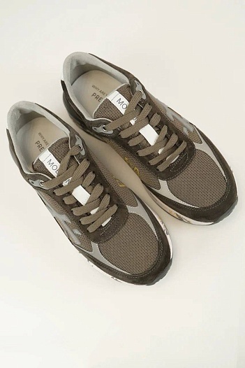 Мужские кроссовки Premiata Moe Run - Brown   