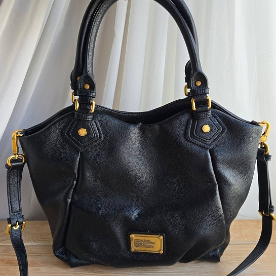 Женская сумка Marc Jacobs The Fran 43x28 см - Black