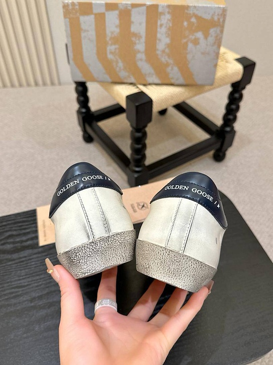 Мужские кожаные кроссовки Golden Goose Super-Star