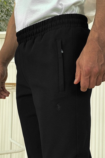 Чёрные спортивные штаны Polo Ralph Lauren   