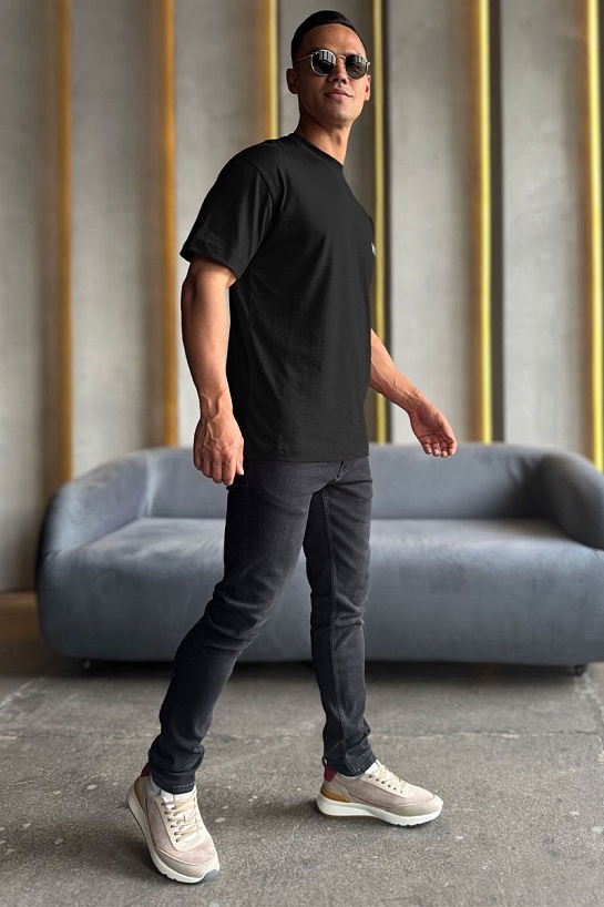 Футболка Dolce & Gabbana logo-plaque - Black