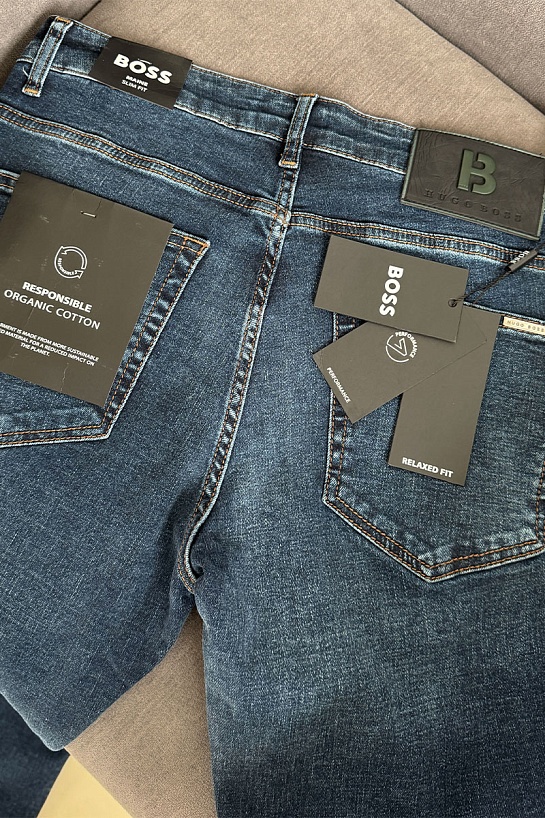 Мужские синие джинсы Hugo Boss