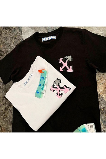 Чёрная футболка Off-White wizard-print   