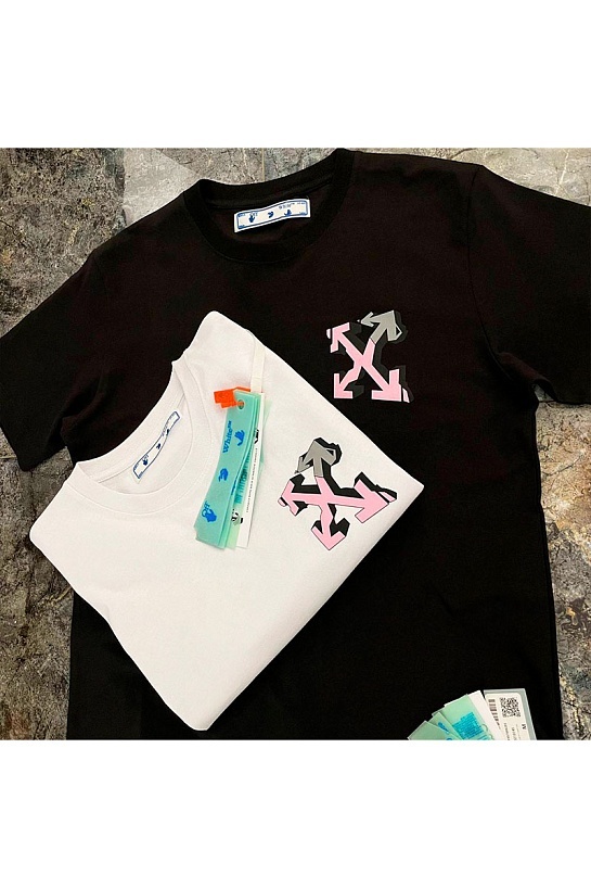 Чёрная футболка Off-White wizard-print